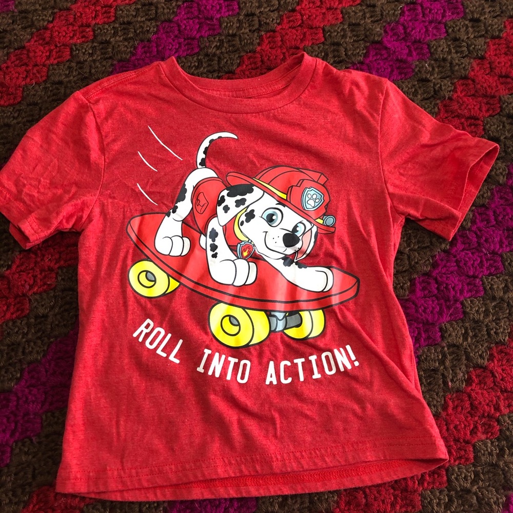 Orange & red 4T t-shirt lot